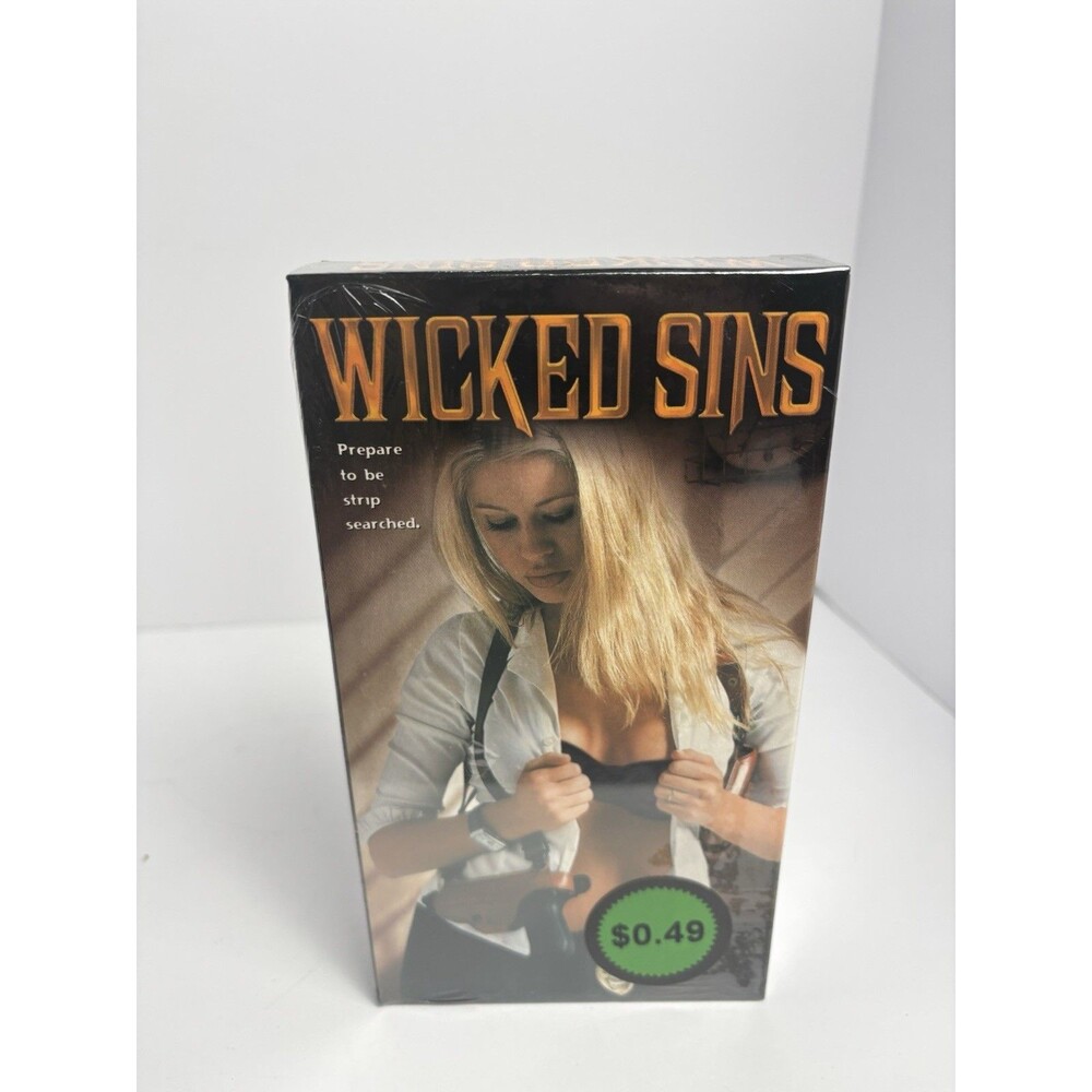 Wicked Sins VHS Tape 2001 Thriller Movie Ambrosia Productions New Sealed Rare